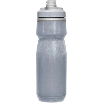 Abbildung von CAMELBAK Podium Chill Sportwasserflasche, Quetschflasche, zum Laufen, Radfahren, Wandern Custom Silber/Silber