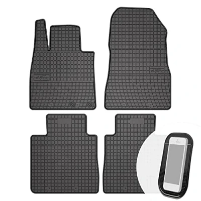 Abbildung von Gummimatten Auto Fußmatten Gummi Automatten Passgenau 4 teilig Set passend für Nissan Note 2 II 2013 2018