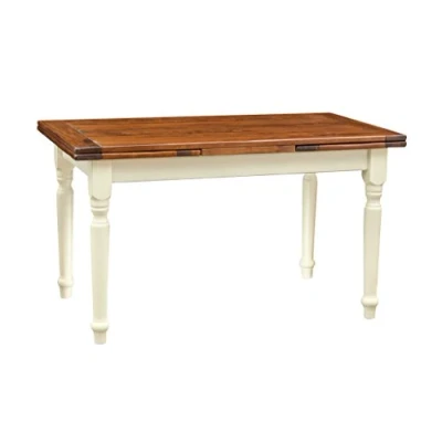 Abbildung von Biscottini Esstisch ausziehbar Made in Italy 140x80 cm Holz massiv Küchentisch