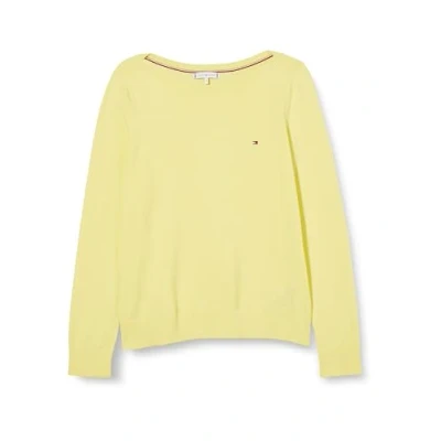 Abbildung von Tommy Hilfiger Damen Pullover Strickpullover, gelb (Yellow Tulip), XL