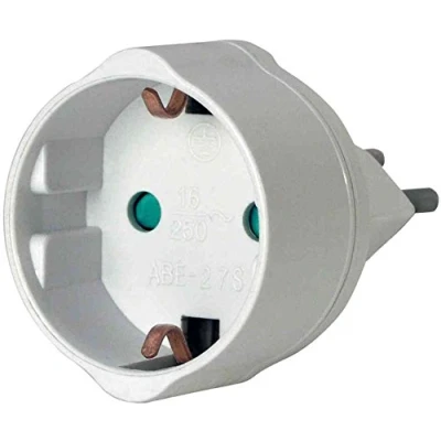 Abbildung von 2 Stück Brennenstuhl Reisestecker/ adapter Schutzkontakt CH schwarz, 1508542