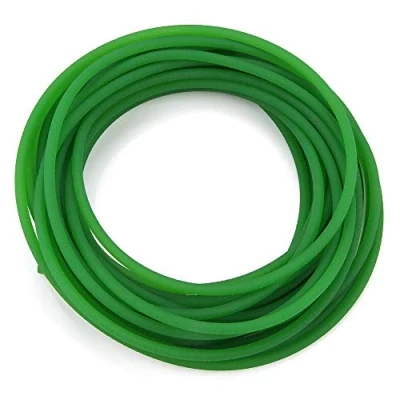 Abbildung von Hochleistungs Urethan Rundriemen mit rauer Oberfläche PU Polyurethan für das Antriebsgetriebe Grün(5mm*10m)
