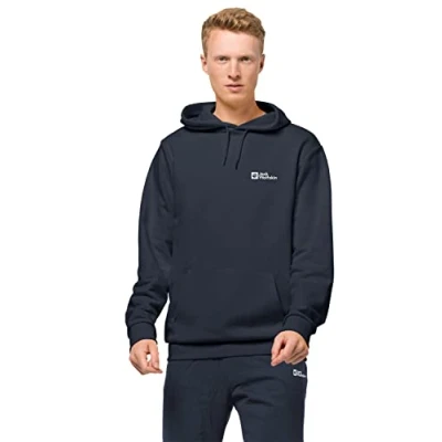 Abbildung von Jack Wolfskin Essential Kapuzenpullover, Herren, Größe: XXL/3XL, Night blue