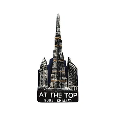 Abbildung von Burj Khalifa 3D Dubai Kühlschrank Kühlschrankmagnet Tourist Souvenirs Handmade Harz Handwerk Magnetische Aufkleber Küche Dekoration Reise Geschenk