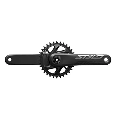 Abbildung von Truvativ SRAM Kurbelgarnitur Stylo Eagle Fat 4&#039;, Carbon, 175mm, 30T DM Dub Innenlager, 00.6118.528.004 Kurbel, Schwarz, 175 mm