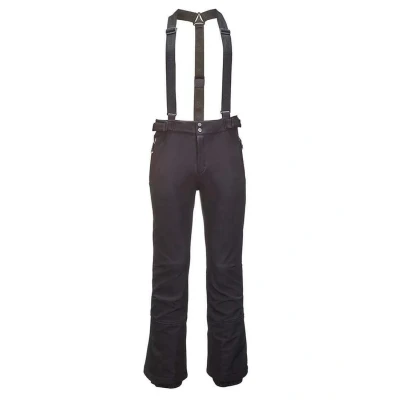 Abbildung von KILLTEC Herren Skihose/Softshellhose mit Kantenschutz, Schneefang und abnehmbaren Trägern Thônes MN Ski Sftshll PNTS A, schwarz, XL, 36415 000