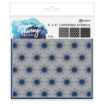 Abbildung von Ranger SH Stencils in bloom 3 st HUS80992 Simon Hurley (02 24)