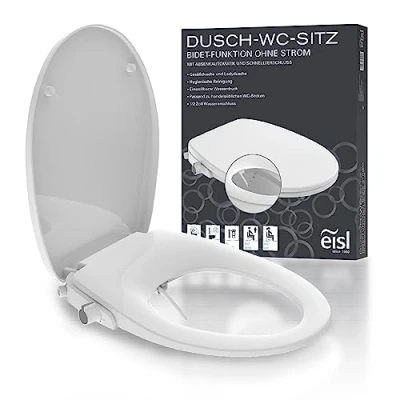 Abbildung von Eisl Dusch WC Sitz &quot;Bidet Einsatz&quot;, Absenkautomatik, Schnellverschluss