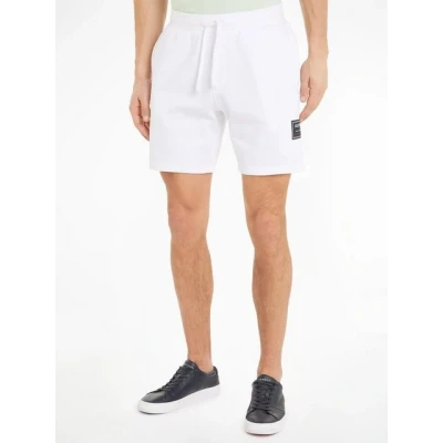 Abbildung von Tommy Hilfiger FLAG LOGO Badge Jogginghose, Herren, Größe: 3XL, White