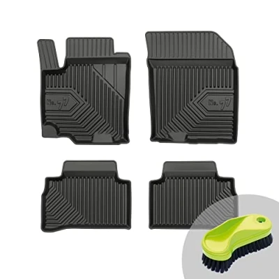 Abbildung von FROGUM No.77 Gummimatten Ganzjahresset von Auto Fußmatten Autofussmatten für Suzuki Vitara II 2015 2018 Langlebiges TPE Material