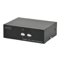 Abbildung von Assmann DIGITUS VGA Switch 2 Inputs 1 Output 250MHz inkl. Netzteil