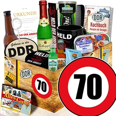 Abbildung von Männerset DDR/Männer Paket DDR/Geburtstag 70 / Geschenk Box Opa