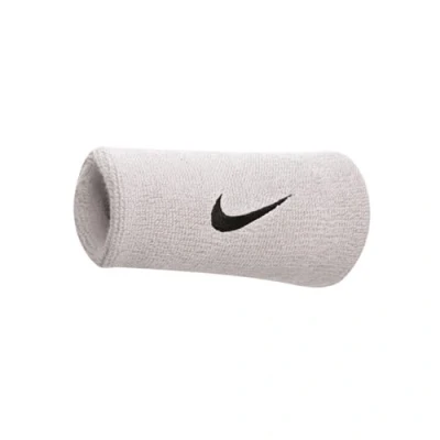 Abbildung von Nike Unisex Swoosh Doublewide Armband, Weiß / Schwarz, 1size EU
