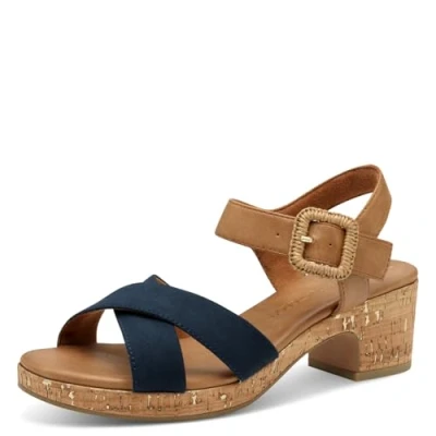 Abbildung von Marco Tozzi Riemensandalette, Damen, Größe: 36, Navy comb Schuhe