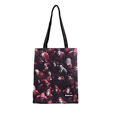 Abbildung von Haus des Geldes Together Shopping Bag Einkaufstasche, Mehrfarbig