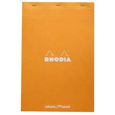 Abbildung von 5 x Rhodia Notizblock DotPad Nr. 19 A4+ 21x31,8cm 80 Blatt 80g Dot Gri