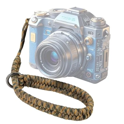 Abbildung von Sunya Kamera Handschlaufe mit Schnellverschluss Verstellbare Band Gurte Paracord Handgelenkschlaufe Trageschlaufe für DSLR