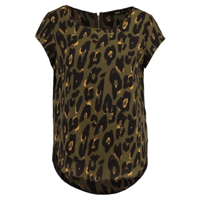 Abbildung von ONLY VIC SS AOP NOOS PTM Bluse, Damen, Größe: 34, Kalamata/stella