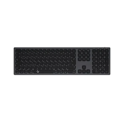 Abbildung von KeySonic Kabellose Bluetooth Tastatur für Windows/MacOS/Android, Deutsches QWERTZ Layout, Schwarz