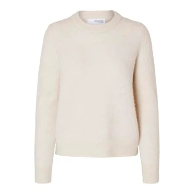 Abbildung von Selected Femme Strickpullover, Damen, Größe: Small, Birch