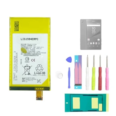 Abbildung von Aousavo LIS1594ERPC ersatz akku Kompatibel mit Sony Xperia Z5 Compact E5803 E5823 S50 SO 02H Z5C kostenloses kit