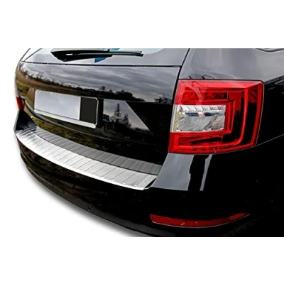 Abbildung von Ladekantenschutz Edelstahl MATT kompatibel für SKODA Octavia 3 Kombi FACELIFT 2017 2020 premium Qualität von RECAMBO