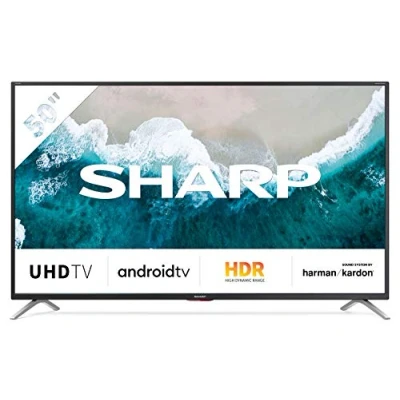 Abbildung von SHARP 50BL6EA Android TV 126 cm (50 Zoll) 4K Ultra HD LED Fernseher (Smart TV, Harman Kardon, Google Assistant)