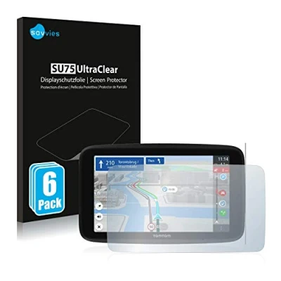 Abbildung von Savvies 6 Stück Schutzfolie für TomTom GO Discover 6&quot; Displayschutz Folie Ultra Transparent