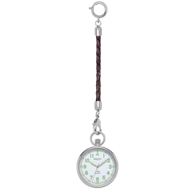 Abbildung von Regent Taschenuhr P770, (Set, 3 tlg., mit Kordel und Tasche), Quarzuhr, Herrenuhr,Damenuhr,Leuchtindizes (Zifferblatt), Geschenkidee