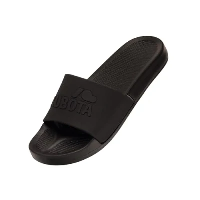 Abbildung von Kubota Basic Plain Pantolette flach, Größe: 43, Black Schuhe