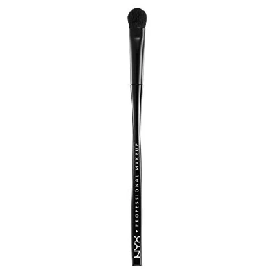 Abbildung von NYX Professional Makeup Make up Pinsel Pro Brush, Profipinsel für Lidschatten, aus natürlichen &amp; synthetischen Fasern, All Over Shadow