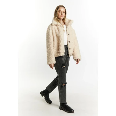 Abbildung von Dreimaster Winterjacke, Damen, Größe: M/L, Wollweiss
