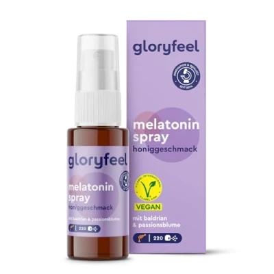 Abbildung von gloryfeel® Melatonin + Baldrian, Lavendel &amp; Melisse Spray Honig 220 St