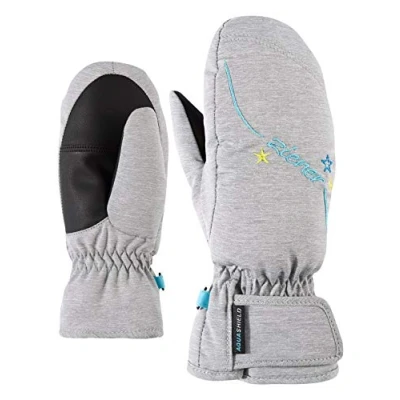 Abbildung von Ziener Mädchen LULANA AS MITTEN GIRLS glove junior Ski handschuhe, light melange, 7.5 (XL)