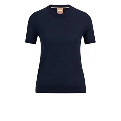 Abbildung von BOSS Falyssiasi Tshirt basic, Damen, Größe: XL, Dark blue