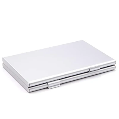 Abbildung von vhbw Etui für 24x Micro SD/Transflash Speicherkarten Case Silber