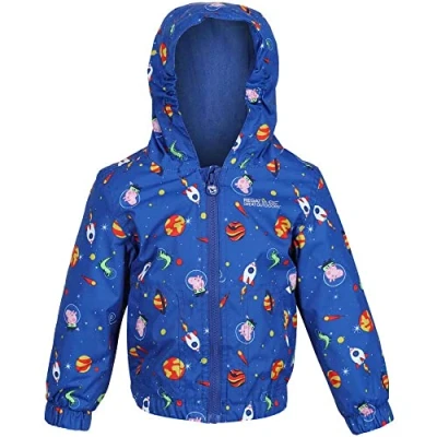 Abbildung von Regatta Unisex Kinder Peppa Muddy Puddle Jacket, Surf Spray, 12 Monate EU