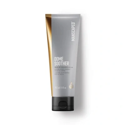 Abbildung von MANSCAPED® Dome Soother Aftershave Lotion für Männer angereichert mit Aloe und kolloidalem Hafer zur Beruhigung Hydratisierung, zieht schnell ein trocknet klar, 4 fl. Oz.