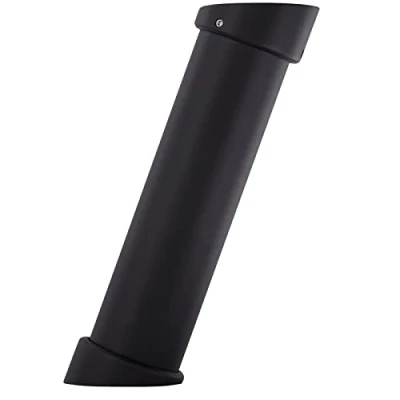 Abbildung von SO TECH® Tischaufsatz Barkonsole schräg 21, (2 St), Höhe 200 mm / Ø 50 schwarz