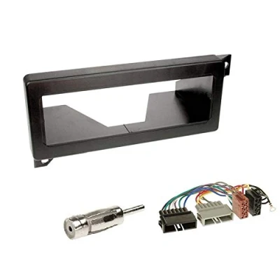 Abbildung von 1 Din Radio Einbauset Blende Radioanschlusskabel Antennenadapter für Jeep Cherokee (XJ) 1997 2000