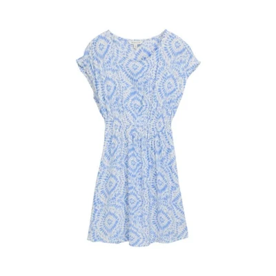 Abbildung von TOM Tailor Freizeitkleid für Kinder, Größe: 164, Fresh blue tie dye circle