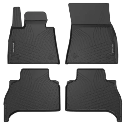 Abbildung von WALSER Premium Fussmatten Auto kompatibel mit BMW X5 (G05, F95) 08/2018 Heute, 100% passgenaue Gummimatten Made in EU, robuste Fußmatten Auto,