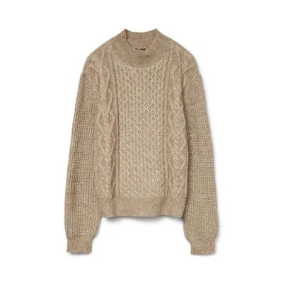 Abbildung von Vero Moda Strickpullover, Damen, Größe: Medium, Silver mink