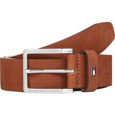 Abbildung von Tommy Hilfiger Oliver Nubuck Gürtel, Herren, Größe: 105, Coffee bean