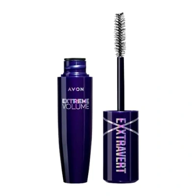 Abbildung von AVON Exxtravert Extreme Volume Blackest Black Mascara Bis zu doppelt so viel Volumen Kreieren Sie Ihre extremsten Wimpern Lok 9,5 ml Intensives Schwarz
