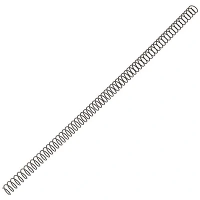 Abbildung von Fellowes Metallspiralen, Schwarz, 10 mm, 100 Stück