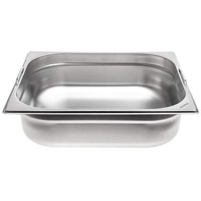 Abbildung von ALLPAX GN Behälter mit Griff 2/3 Höhe: 100 mm Edelstahl 9 l Füllmenge Gastronormbehälter kaufen