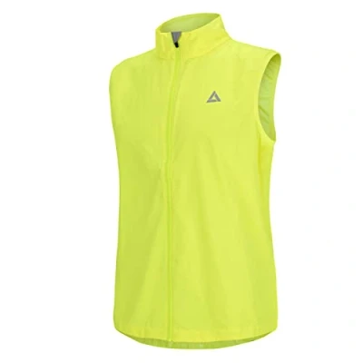 Abbildung von Airtracks Funktionsweste Herren Fahrradweste / Laufweste Pro Line (leichte Radweste Reflektierend Winddicht Atmungsaktiv) » S M L XL XXL XXXL «