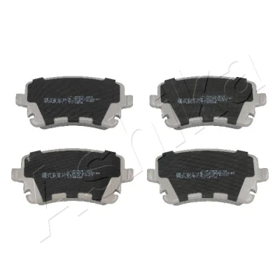 Abbildung von ASHIKA 51 00 0907 Bremsbelagsatz Hinterachse AUDI: A4 B7 Avant, A6 C6 Limousine, BENTLEY: Continental GT