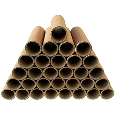 Abbildung von Elix Bastelrollen 10 25cm Runde Papprollen Hülsen Kartonröhren Bastelröhren Papierrollen braun Verpacken Dekorieren Modellbau Kreatives Basteln (15 cm / 31 pcs)